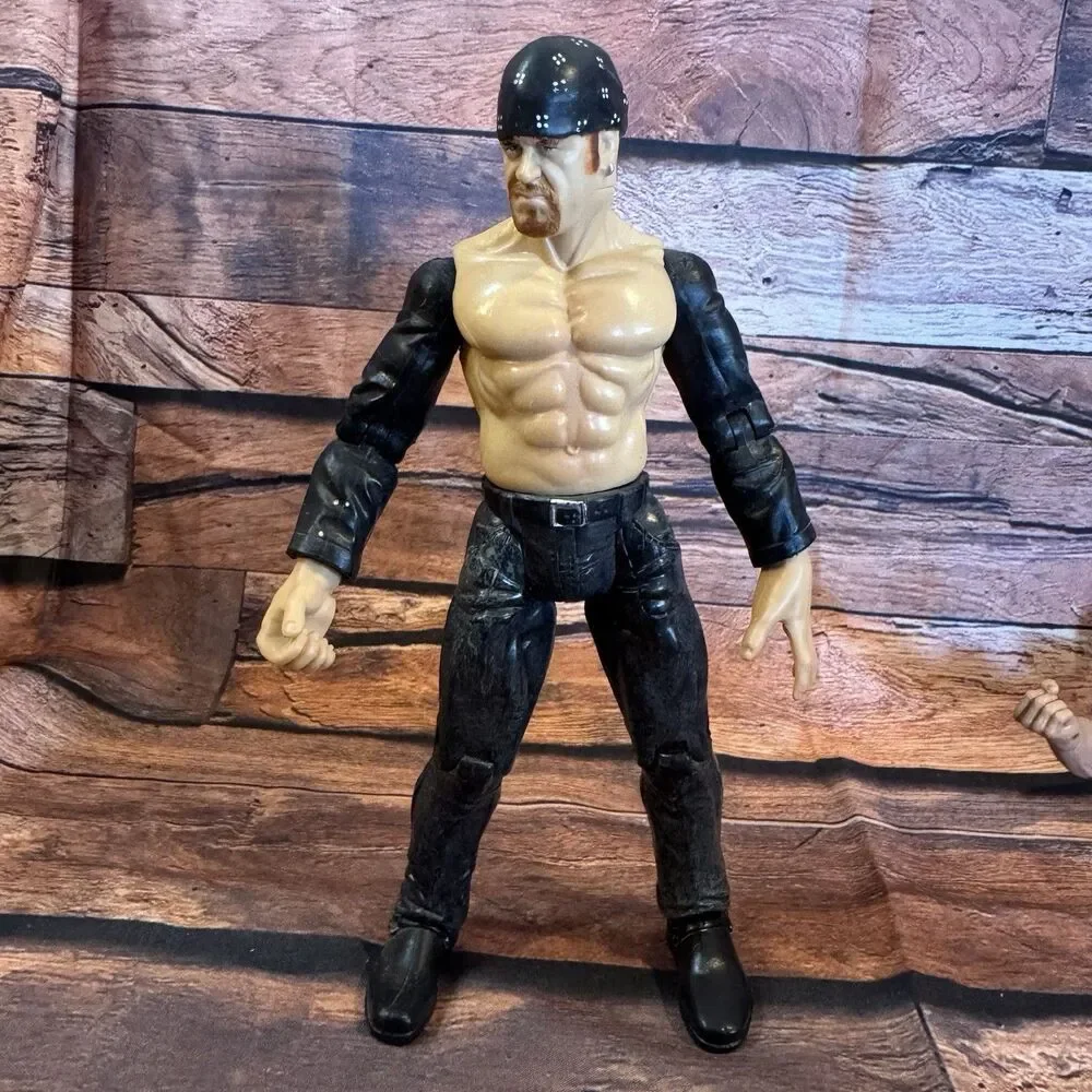 WWE Undertaker Biker Action Figure Jakks Pacific 2000 Titan Tron Live TTL Loose
